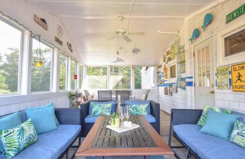 Eastham House | Waterfront home with Hot Tub Firepit and Game Room