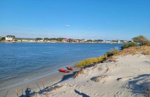 Cedar Point House | Waterfront home with Private Dock and swimming area, large fenced backyard