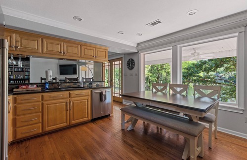 Jones Mills House | Waterfront Malvern Home w/Deck & Lake Access!