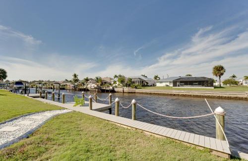 Gulf Cove House | Waterfront Port Charlotte Gem with Gas Grill and Lanai