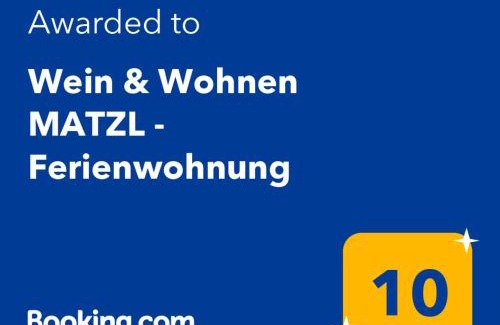 Welten Apartment | Wein & Wohnen MATZL - Ferienwohnung