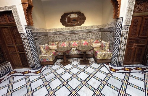 Talaa Bed & Breakfast | Welcoming to room in Riad bed & breakfast with AC in charming Fez authentic