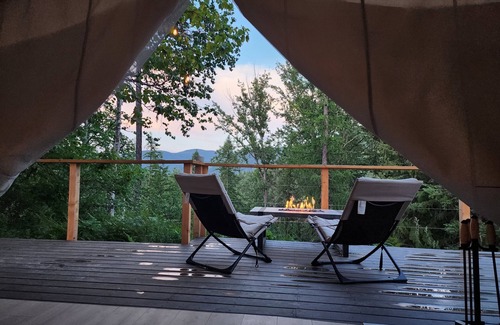 Crescent Valley Cabin | Whisper Ridge Canvas Wall Tent