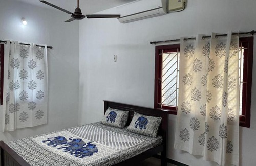 Coimbatore House | WHITE HOUSE- 1BK Pleasant Apartment with Open Terrace