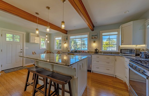 Trinidad Cabin | Wild ocean views, wrap-a-round deck, hot tub, expansive grounds with shared picnic tables