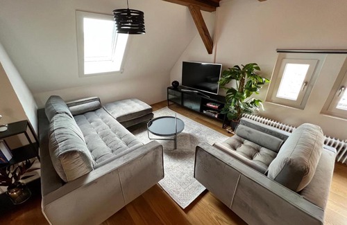 Bregenz Apartment | Wohlfühl Loft - Seenähe, Boxspringbett, Küche