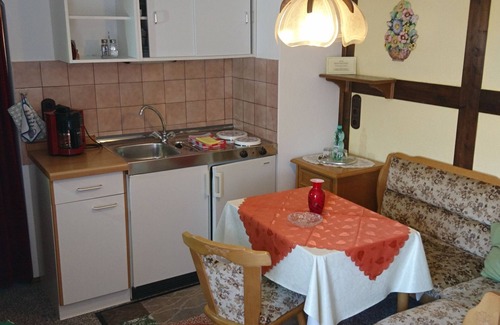 Reinhardtsdorf-Schoena Apartment | Wolfsberg view