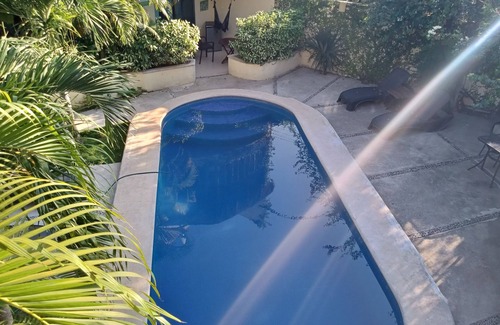 Villas Tulum Apartment | Wonderful space with 2 beds, overlooking the pool, downtown Tulum- Huanal H