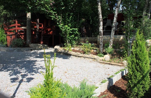 Lipa Ski Chalet | Wooden cottage with with outdoor Hydromassage Pool, located near Opatija, Rijeka