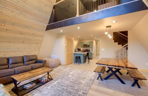 Wytheville House | Wytheville A-Frame Cabin with Wraparound Deck