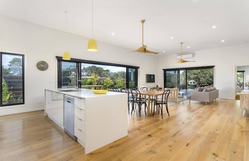 St. Andrews Beach House | Yaringa, St Andrews Beach - Pristine new family living and only moments from the surf beach