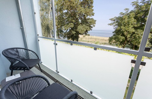 Lubmin House | Zimmer mit Balkon Neubau - Hotel Seebrücke