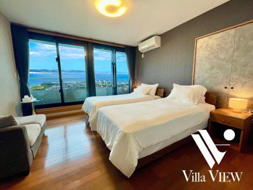広々テラスで沖縄一の絶景独占! BBQやイベントも楽しめるヴィラで最高の旅を! Villa VIEW