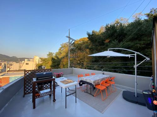 홍대 전망좋은 안전하고 아늑한 집, 옥상파티, 시가,바베큐,업무집중도높은공간