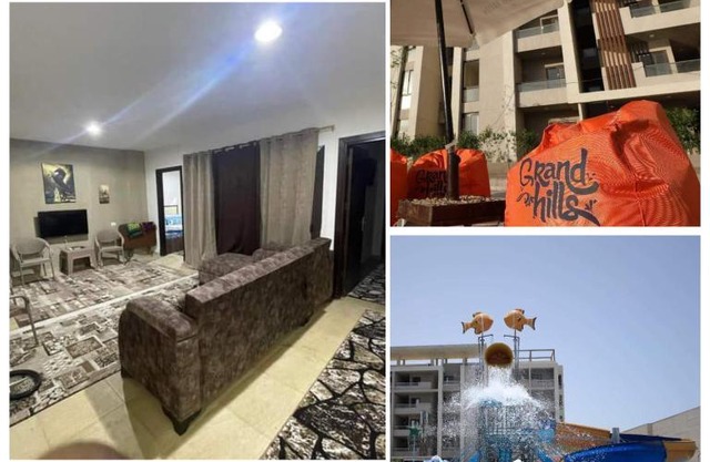 شاليه فندقى غرفتين مكيف - جراند هيلز الساحل الشمالى - Grand hills North Coast U26