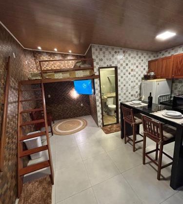 09 Kitnet próximo da praia com ar-condicionado