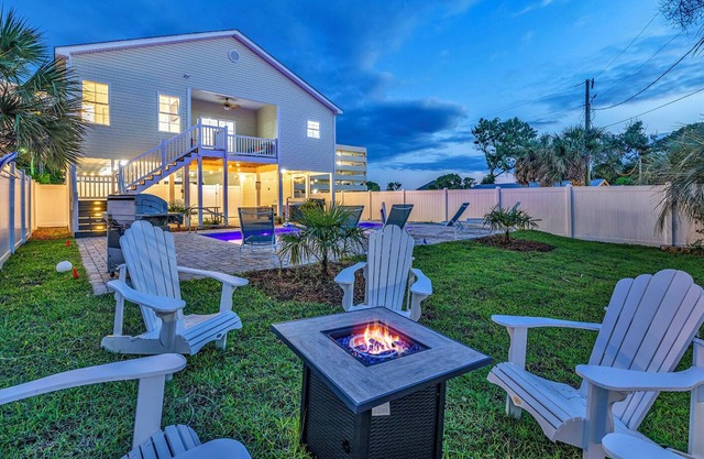 1 blk to Beach|Htd Pool|HotTub|Mini Golf|Gm Room
