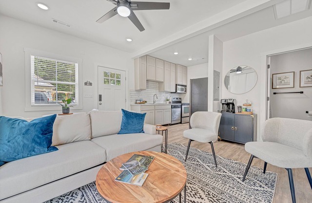 .2 miles to Downtown Rogers on the Railyard bike trail