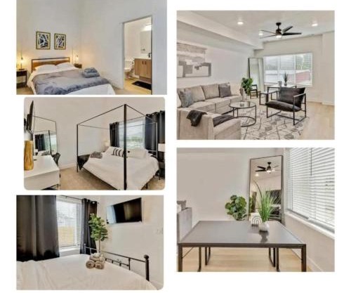 3 Min to DT - 2 Car Garage - Lux Townhome - King Bed