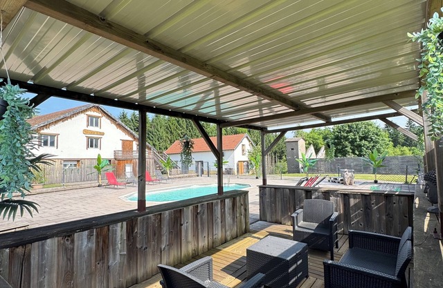 3 STAR GITE ON A RENOVATED VOSGIAN FARM WITH FENCED HEATED POOL