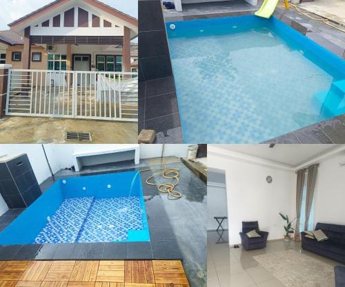 4D Homestay TSNU Tampin with pool n Bbq set