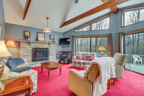 6 Mi to Jack Frost Ski Resort Family Home with Deck