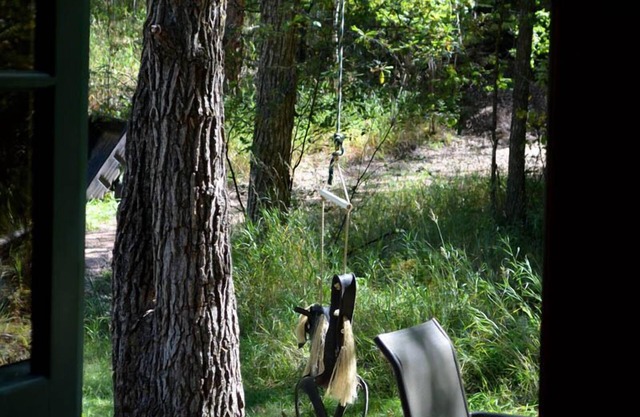 A gorgeous 2 bedroom cabin at the back of the property
