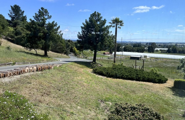 A peaceful country home with sweeping view.