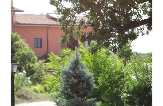 A relaxing holiday in the greenery of a large wooded garden.