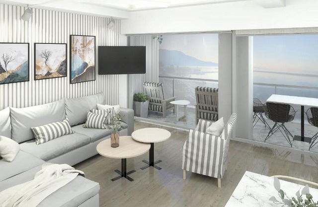 A vacation dream apt in front of the sea