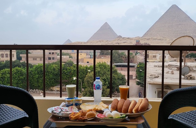AliBaba Pyramids View