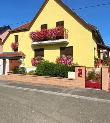 ALSACE Gite Climatisé jardin garage motos vélos près Colmar Eguisheim