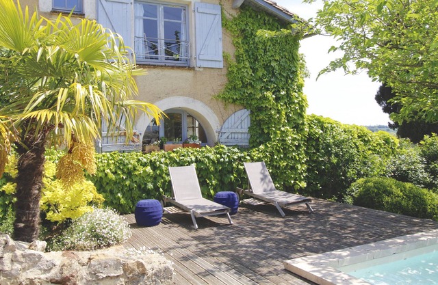 Ancien Presbytère, Piscine, Jardin et vue Magnifique