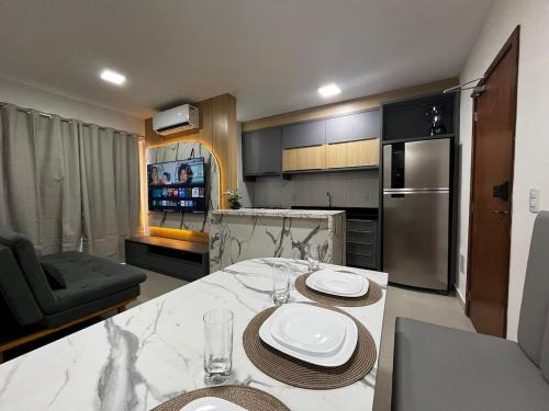 Apê Completo com Cozinha e Sala Confortável