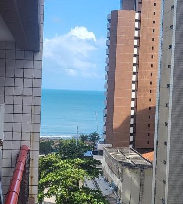 Apartamento com Varanda vista mar, Max 4 Pessoas
