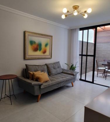 Apartamento de 3 qts com garagem a 50 metros orla da Praia do Morro