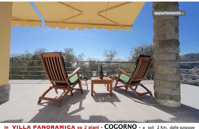 Apartment B in villa with panoramic view