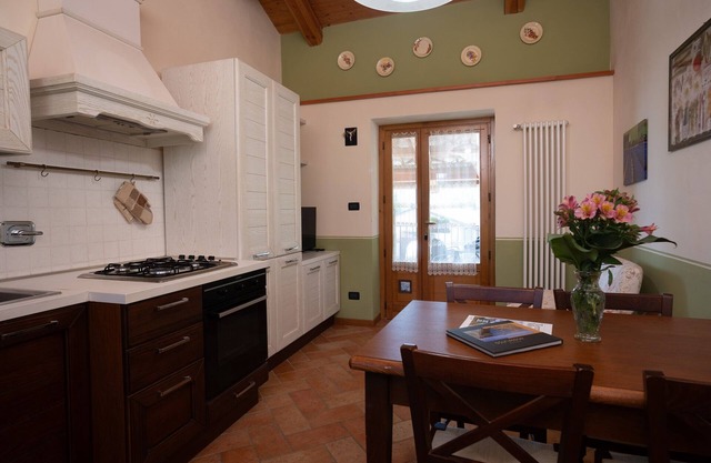 Apartment LA CORTE, in farmhouse at the foot of Monviso with wellness area