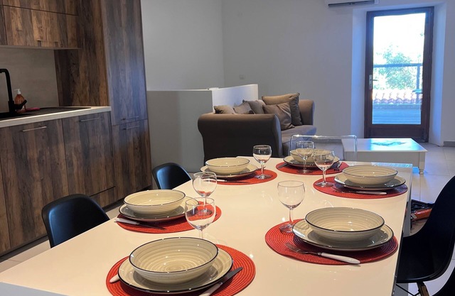 Apartment with beautiful terrace in a quiet village