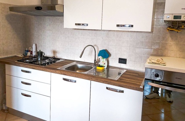 Apartment with front-back garden, garage just a few minutes from the centre