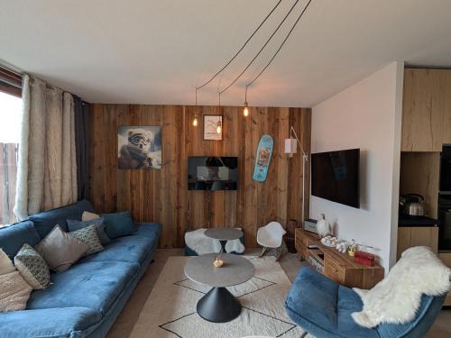 Appartement 3 pièces cabine 8 pers à Arc 1600, proche pistes et commerces - FR-1-411-588
