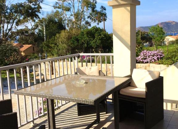 Appartement charmant à Galéria avec vue sur mer, 39 m²