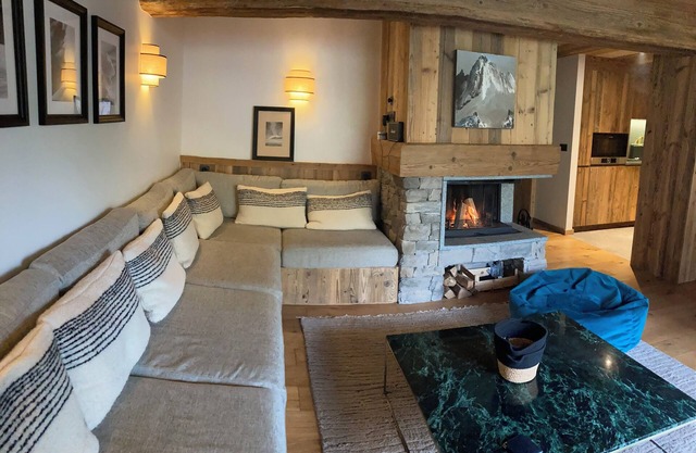 Appartement de ski, Chalet Les Martin's 1, grand confort avec cheminée !