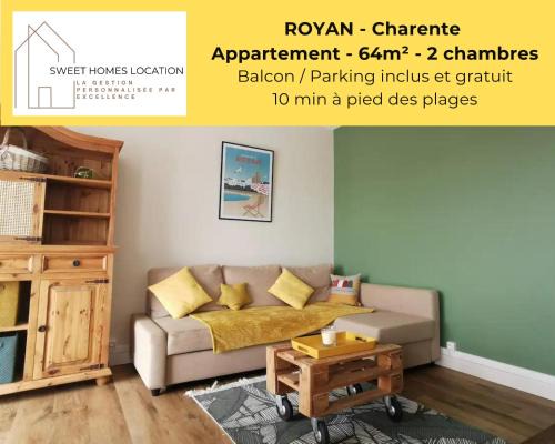Appartement lumineux proche plage et marché, centre-ville accessible à pied parking gratuit I SWEET HOMES LOCATION