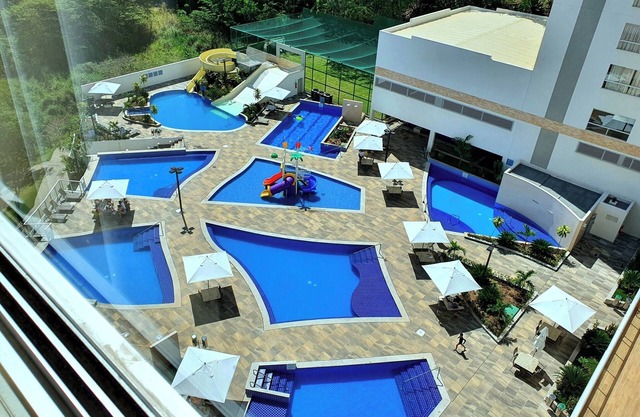 Apt com Acesso ao Rio/completo com Ar/Proximo ao Hot Park