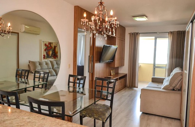 Apto c vista do mar e churrasq em Florianopolis SC