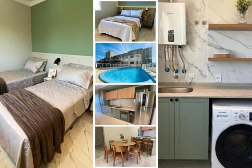 Apto Premium em Torres - 3 min do mar - Ar condicionado - Tv Smart - Wifi - 03 quartos - Churrasqueira - Piscina - Lavanderia