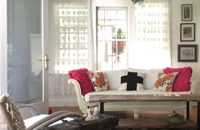 Artsy boho style neclectic quirky cottage