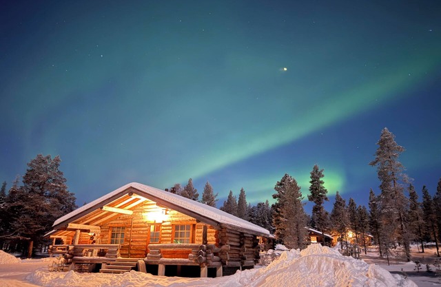 Authentic Arctic Log Cabin with Sauna – Nature & Comfort in Saariselkä