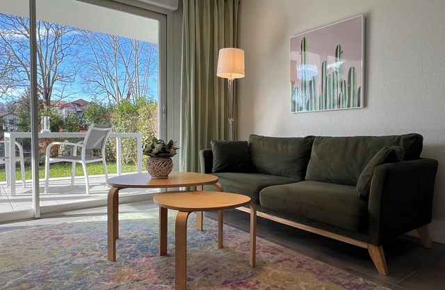 BaskoParadis I Design Apt I Bed 160 I Quiet I South Terrace I Garden I Central